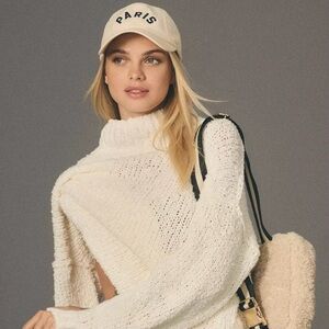 Anthropologie wanderlust Paris baseball hat